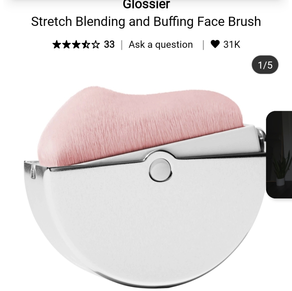Glossier Blending And Buffing Face Foundation Brush GUC